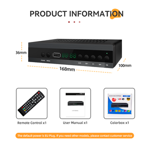 Factory Price Terrestrial Digital TV <strong>Receiver</strong> FTA <strong>Decoder</strong> 10bit Tv Tuner <strong>Decoder</strong> TDT DVB-T2 Set Top Box - Product Image 6