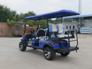 Tiện ích và chất lượng tốt Xe golf 6 chỗ ngồi 48 Volt Xe golf điện với ghế có thể gập lại và giỏ đá cho sân golf - Product Image 4