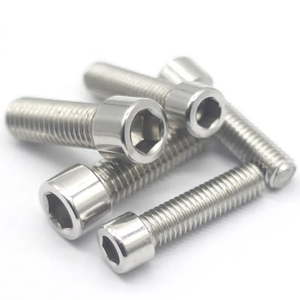 Nimonic 80 75 özel alaşım M39 M40 M44 M24 M27 çelik hex soket cıvata tam iplik çubuk DIN 912 cıvata ve somun - Product Image 1
