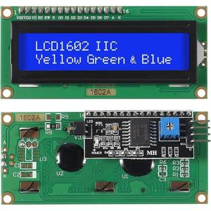 LCD1602 1602 <strong>LCD</strong> Module Blue/Green Screen 16x2 Character <strong>LCD</strong> Display with IIC I2C Serial Interface Adapter Module for - Product Image 2