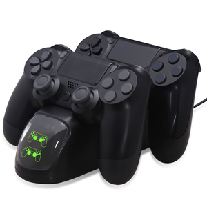 适用于PS4/PS4 Slim/PS4 Pro游戏手柄充电器快速充电站，带LED指示灯屏幕，用于PS4控制器充电座 - Product Image 5