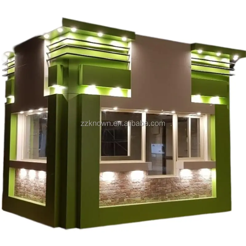 Toko Kopi Modern Desain Interior Kios Dekorasi Lemari Cafe Toko Mebel Van Hot Dog Cart Store