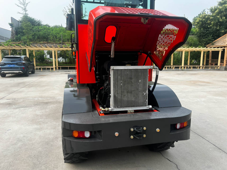 Radlader Telescopic Front Wheel Loader Compact Mini Telehandler Loader with Hydrostatic Transmission