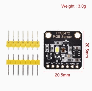 TCS34725 Módulo de reconocimiento de sensor de color Placa DE DESARROLLO RGB IIC STM32
