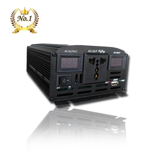 600瓦纯正弦波逆变器输入DC12V至交流220V/110V 50/60hz输出，带USB。