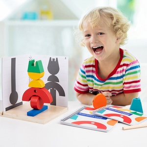 Bloques de construcción educativos, juguete de inteligencia, bloques de aprendizaje, apilamiento de formas geométricas para niños - Product Image 3