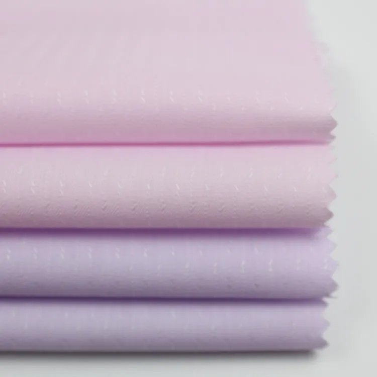Высококачественная ткань для рубашек, дышащая пряжа, окрашенная 100% хлопчатобумажная тканая ткань