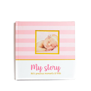 New Custom Meaningful High Quality Bulk Coloring Printing Hard Cover Baby Memorize <strong>Book</strong> Baby's First Year Memory <strong>Book</strong> - Product Image 1
