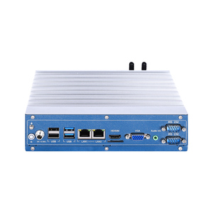 LH10-WIPC Fanless Embedded Box Computer I5 7th Gen 8g RAM 128g SSD Edge Computing industriale Mini PC per l'automazione industriale - Product Image 2