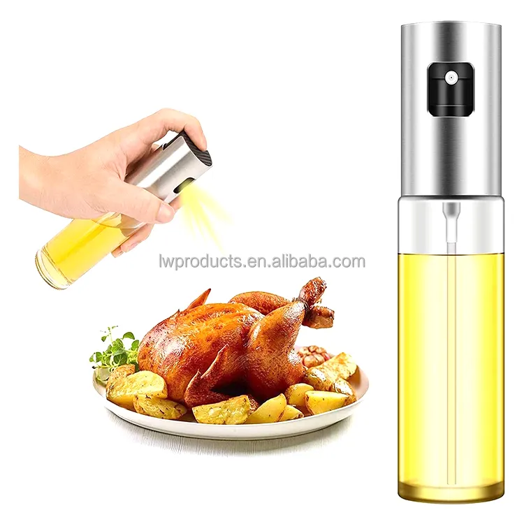 Riutilizzabile 100ML utensili da cucina spruzzatore di olio d'oliva spruzzatore di olio atomizzatore Mister Spray Bottle Dispenser aceto Spritzer Bottle