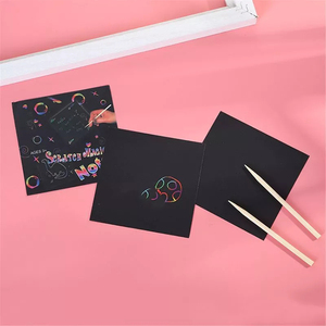 Commercio all'ingrosso Su Ordinazione FAI DA TE Arcobaleno Graffio <span class=keywords><strong>Notebook</strong></span> Creativa Scratch Pittura per I Bambini