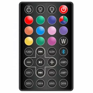 Telecomando a infrarossi ultrasottile per telecomando colorato RGB LED universale 38K IR telecomando 24/28/32 chiavi OEM ODM personalizzato - Product Image 6