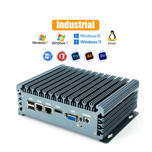 カスタムブランド4G 8G RAM DDR3 SSDマイクロ第5世代CPUインテルコアi3 i5 i7ファンレス工業用エンボス加工ミニイックス