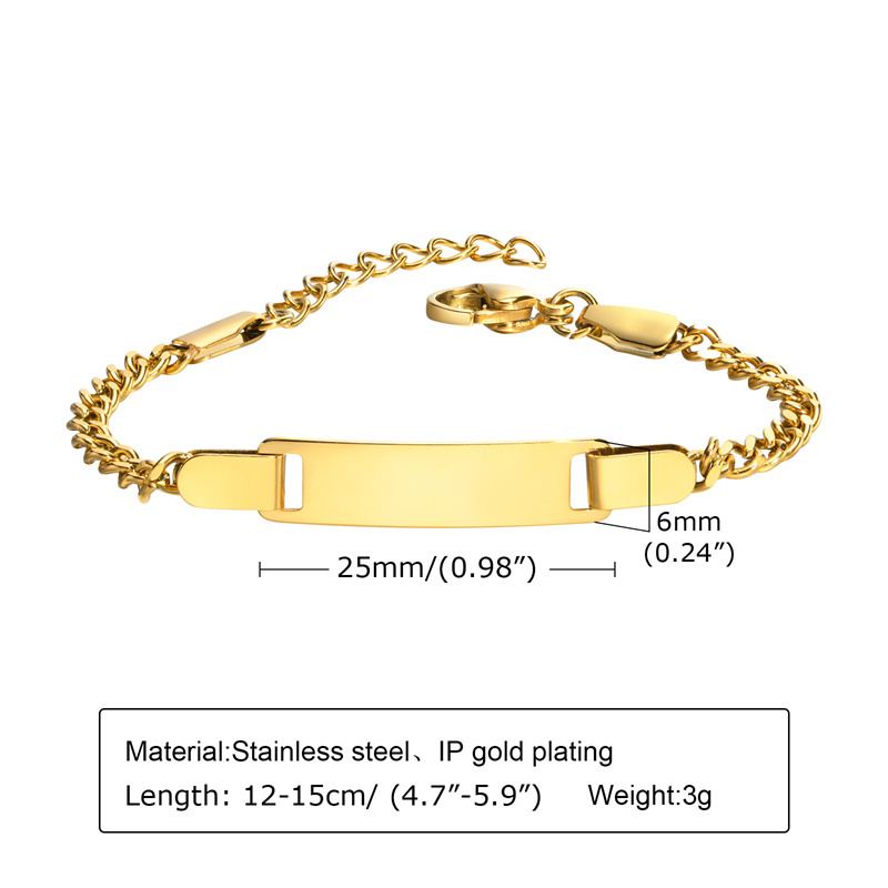 Gold Kid Bracelet 9