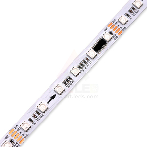 新产品Ip20 Ip65 Ip67 Ip68 60leds/m 10像素Dmx512 24v RGB智能灯发光二极管条 - Product Image 6