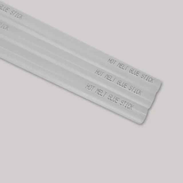Bâton à colle élastique avec pistolet à colle, 10 pièces, 11mm, écriture transparente