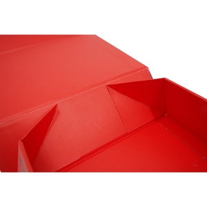 UnitedBox Wholesale <strong>Red</strong> Folding Luxury Rigid Packaging Large Magnetic Closure Gift <strong>Box</strong> With Foam Insert