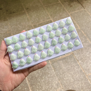 Wholesale a Grade Myanmar Light Green Jadeite Laughing Budda Pallet 20mm <strong>Jade</strong> Pendant for Jewelry Pendent DIY Accessories - Product Image 1