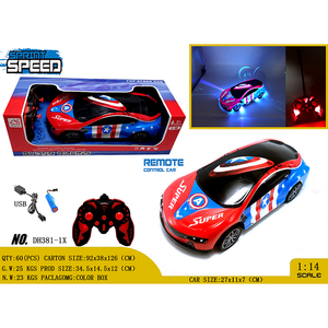 ホット販売1:14スケール電気Rcドリフトカーおもちゃリモートコントロールカー5D LEDライト付きキッズボーイズガールズギフト