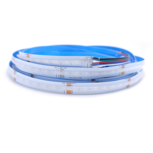 Metre başına 784 LED COB 5M 3920 çip IP20 IP67 su geçirmez 12V 24V RGB 3000K 4000K 6000K fabrika 4in1 RGBW COB LED şerit - Product Image 1