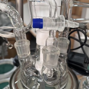 実験用二重ガラスリアクタージャケット加熱2L/5L/10L/20Lリアクター反応ケトル - Product Image 6