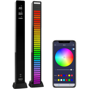 充電式RGBLEDリズムライトバー音楽同期ゲーミングライトアプリ制御リズムムムードルームデコレーション - Product Image 1