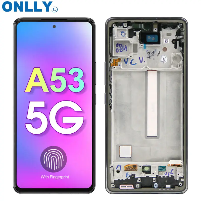 Pantalla de teléfono móvil A535, montaje de digitalizador de pantalla táctil LCD SM-A536B para Samsung Galaxy A53, 5G