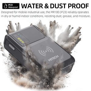 A lungo raggio 33dBi portatile lettore UHF RFID portatile per Android IOS 10000mAh Power Bank per lettore di schede di controllo accessi Bluetooth - Product Image 5