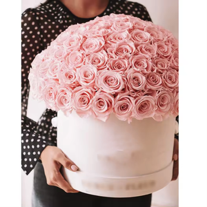 Sonsuzluk sonsuza korunmuş çiçek kutusu için özel gün hediyeleri ebedi ebedi ebedi rosas preservadas Infinity güller kutusu - Product Image 2