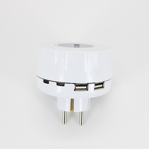 Adaptador de viaje multiusb, cargador de corriente práctico con función de bobinado, nuevo diseño - Product Image 5