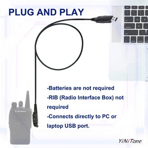 Radio-<span class=keywords><strong>USB</strong></span>-Programmier kabel für Motorola GP328Plus GP338Plus GP644 GP688 GP388 EX500 Walkie Talkie Schreib frequenz leitung