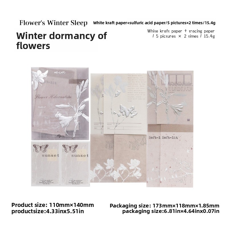 C Sommeil d'hiver des fleurs