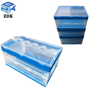 Food Used Stackable Plastic Crates Mobile Crates <strong>Nesting</strong> Plastic Crates Foldable Storage <strong>Containers</strong> - Product Image 2