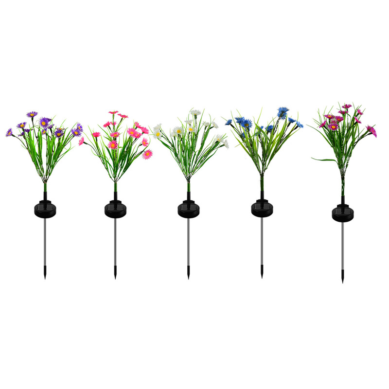 Seven small wildflowers
