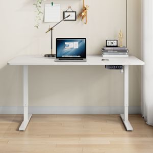 Escritorio eléctrico básico de altura ajustable para oficina, juegos en casa, mesa de estudio, cajones opcionales modernos industriales que se pueden seleccionar - Product Image 3