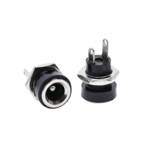 5.5x2.1mm 5.5x2.5mm 3.5x1.3mm DC güç kaynağı kadın Jack konnektörü DC-022B DC soket 2 bacaklar terminalleri - Product Image 2