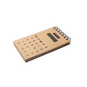 8 Digit Multifunzione Creativo Logo Personalizzato a Buon Mercato Solare Alimentato Notebook Oem Calcolatrice - Product Image 4