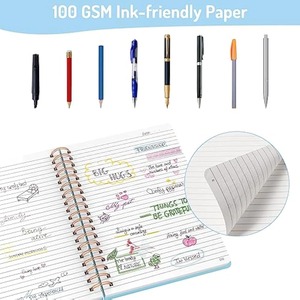 Taccuino con 300 pagine numerate, A5 College ha governato riviste spesse per scrivere con carta 100GSM, per lavoro, scuola - Product Image 6