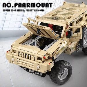 עובש מלך 13131 פרמאונט SUV סופר מהירות <span class=keywords><strong>1</strong></span>:8 Marauder רכב מחוץ לכביש כלי רכב לבני MOC הרכבה ערכת אבני בניין