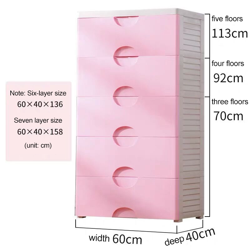 Cajón único rosa