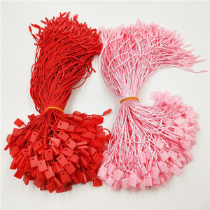 China Factory Whole Sale hang Tag <strong>String</strong> <strong>Loop</strong> for Garment , Hangtag <strong>String</strong> Garment, hang Tag Plastic <strong>String</strong> - Product Image 1