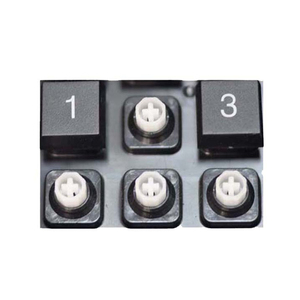 Teclado programable POS Teclado de membrana USB con lector MSR de 3 pistas para punto de venta KB101R - Product Image 5