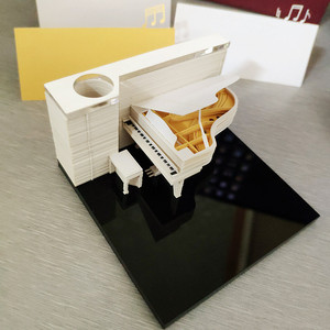 Bloc de notas adhesivas con diseño 3D original de diseño personalizado Bloc de notas con impresión personalizada y corte láser Bloc de notas 3D para envío directo