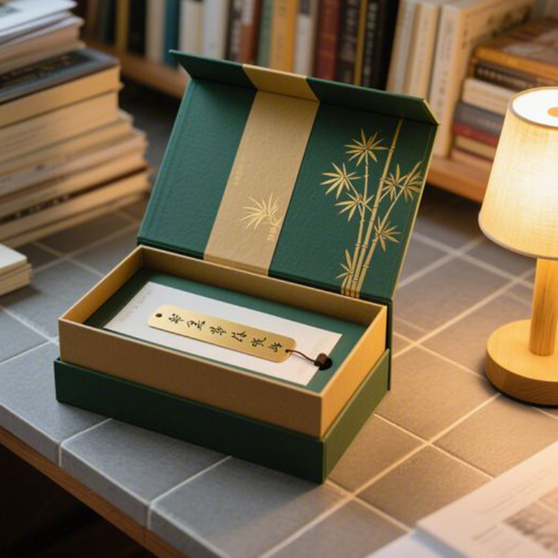 Customized your own logo biodegradable <strong>gift</strong> book mark stationery school office cardboard packaging bookmark <strong>gift</strong> paper box - Product Image 2