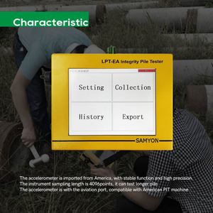 LPT Accelerometer Low Strain <strong>Dynamic</strong> Pile Tester Low Strain Impact Integrity Testing of Deep Foundations Pile Integrity Tester - Product Image 5
