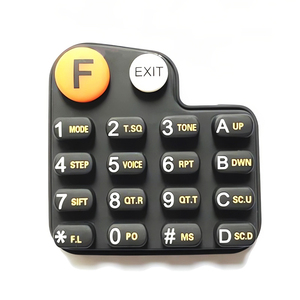 16-Tasten 4*4 & 4*5 Wasserdichte Matrix-LED Numerische Hintergrund beleuchtung Benutzer definierte Gummi tastaturen Sicherheits türschloss system Silikon-Tastatur design - Product Image 3