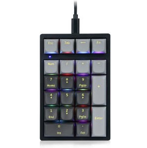 <strong>USB</strong> Wired Mechanical <strong>Numeric</strong> <strong>Keypad</strong> 21 Keys <strong>Mini</strong> Numpad RGB Backlight <strong>Keyboard</strong> Accounting Laptop Notebook Tablets - Product Image 4