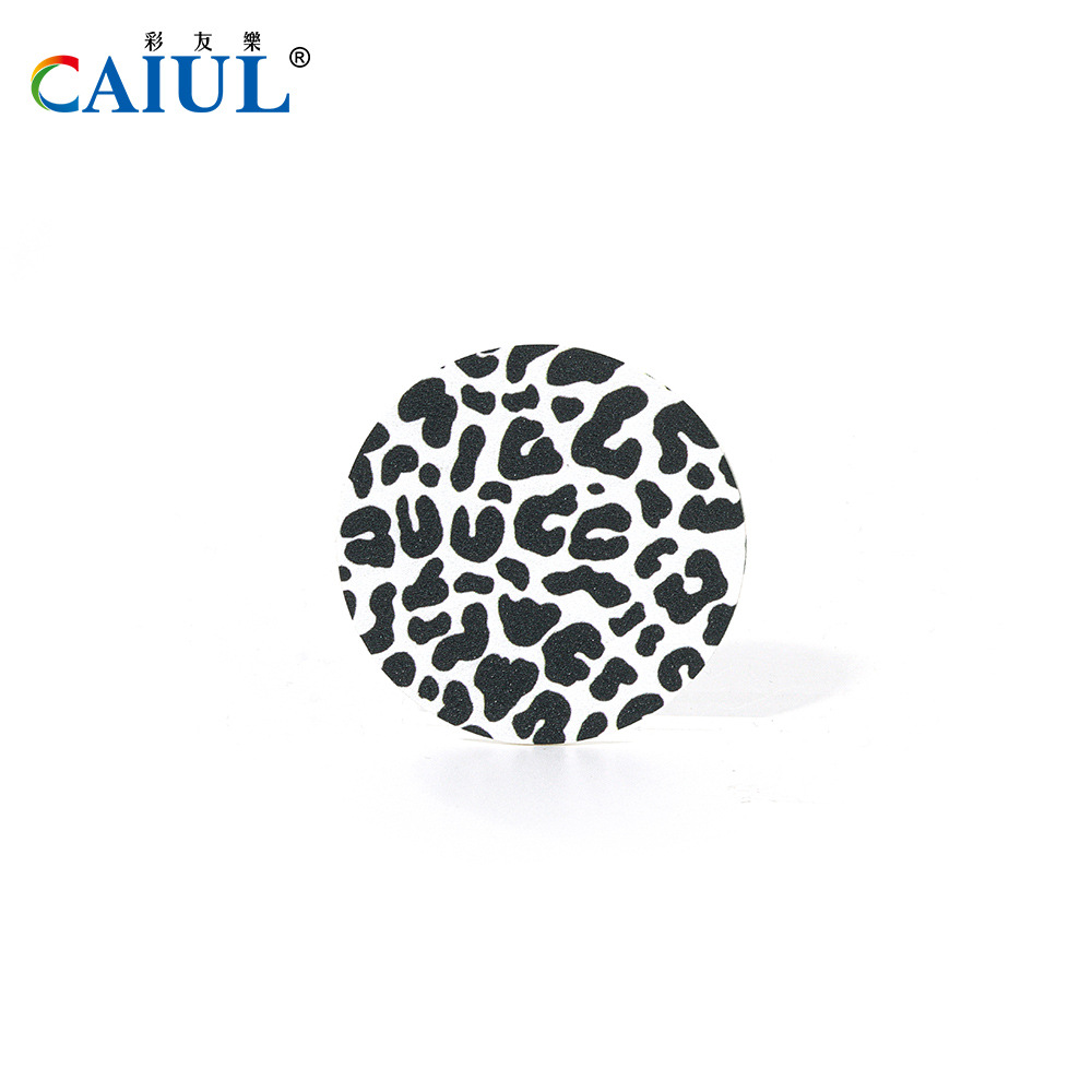 Mini evo lens cover with black leopard print