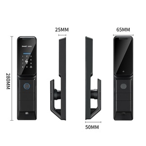 TUYA wi-fi akıllı kapı kilidi parmak izi ve tuş takımı ile çoklu şifre kodu kilidini akıllı ev kapı kilidi 12 ay bekleme - Product Image 6