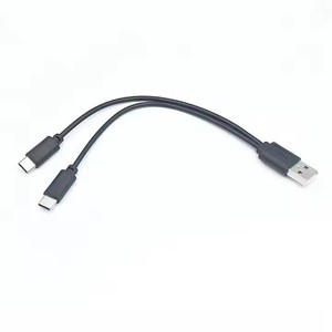 ตัวแยกสาย USB 2ใน1เป็นแบบคู่ชนิด C/ไมโครสายชาร์จเร็วสายไฟสำหรับโทรศัพท์มือถือ - Product Image 2